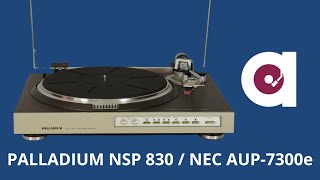 PALLADIUM NSP 830  NEC AUP7300e [upl. by Namien]