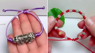 Creative Nylon Thread Bracelet Designs Tutorial [upl. by Nedrah387]