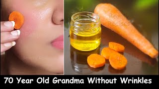 i Massage Carrot Oil on Face Every Night amp got Clear Skin Removed Wrinkles  Look 10 Years Younger [upl. by Earej]