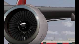 HD FSX DeltaNWA 757200W quotWidgetquot [upl. by Manly]