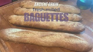 Ancient Grain Baguettes and How to Shape Them [upl. by Zachar]