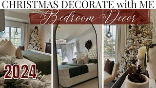 NEW CHRISTMAS DECORATE WITH ME PT2  BEDROOM STYLING  BUDGET FRIENDLY HOLIDAY DECOR IDEAS [upl. by Nagirrek648]