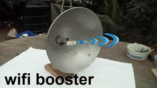 Long Range Wifi AntennaWIFI Receive Booster [upl. by Ocramed177]