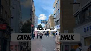 Street walk at Carnaby in London during day 😍 carnabystreet walk london shortsfeed shortvideo [upl. by Yedok]