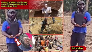 full videoOkatakyie Afrifa livɛ in dangɛras he fghts Galamsey boys to protect Asuo Tano [upl. by Rosalba]