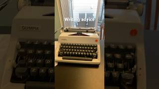 Writing advice use a typewriter writing typewriters writingtips [upl. by Dionne]