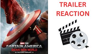 Captain America Brave new world reaction trailer [upl. by Irrehc909]