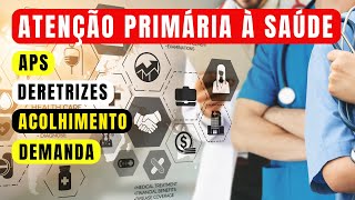 ATENÇÃO PRIMÁRIA À SAÚDE APS enfermagem ACS agentecomunitariodesaude tecnicodeenfermagem [upl. by Aicitan]