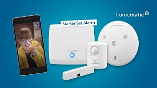 Homematic IP – Starter Set Alarm 🚨 – Wir geben Deutschland das SmartHomeGefühl 📱🏡👀 [upl. by Nileuqay]