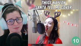 Nayeon Makes Talent Look Easy 😵‍💫 Santa Tell Me TWICE Nayeon Cover Reaction amp Analysis [upl. by Eissac844]