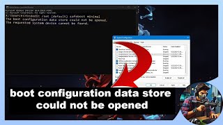 The Boot Configuration Data Store Could Not Be Opened  Access Denied in msconfig 2024 [upl. by Memory]