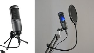 Microphone Unboxing  Setup Audio Technica AT2020USB [upl. by Eralcyram]