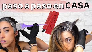 Aplicación del TINTE de cabello en RAÍCES TRUCO para hacerlo sin ayuda [upl. by Powe199]