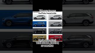 Yeni KODİAQ SPORTLİNE kodiaq sportline yeni skodakodiaq suv skoda aykan aykanmotor shorts [upl. by Haela]