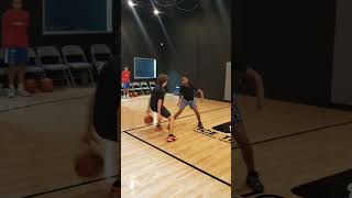 Basketball training 1v1 Coach Ice Tre 72524 [upl. by Anailuj125]