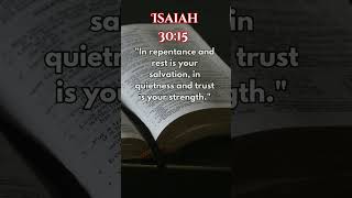 Strength in Quiet Trust Isaiah 3015 youtubeshorts [upl. by Richey]