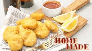 外はカリッと、中はふんわり。簡単に作れる絶品チキンナゲット How to make chicken nugget  とことんHOME MADE [upl. by Turpin272]