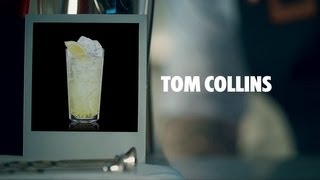 TOM COLLINS DRINK RECIPE  HOW TO MIX [upl. by Belamy]