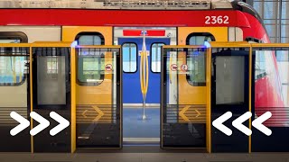 🇲🇾 Metro DOOR CLOSING Compilation amp Announcements in Kuala Lumpur・MRT Putrajaya Kajang Line Malaysia [upl. by Nemraciram951]