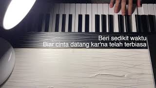 Risalah Hati  Piano Only Lower Key [upl. by Aleuname]