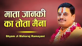 माता जानकी का तोता मैना  Shyam Ji Maharaj Ramayani  Mata Janki Ka Tota Maina [upl. by Darlleen]