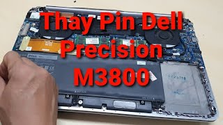 Hướng dẫn thay pin Dell Precision M3800 [upl. by Walkling693]