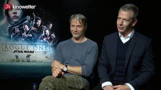 Interview Mads Mikkelsen amp Ben Mendelsohn ROGUE ONE A STAR WARS STORY [upl. by Aidyl163]