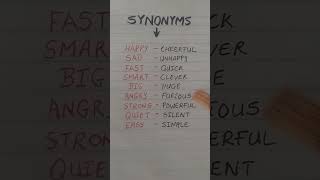 What Are Synonyms onlineteaching english onlineeslteaching [upl. by Idarb]