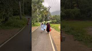 கல்வாழை குடை⛱️ Canna Umbrella  இலை குடை villagelife nature kids story [upl. by Idurt]