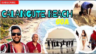 Exploring Calangute Beach Goa  Sun Sand amp Fun 2024 goa calangutebeach [upl. by Judi]