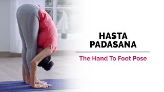 Hasta Padasana  HandToFootPose  Steps  Benefits  Yogic Fitness [upl. by Eoin]