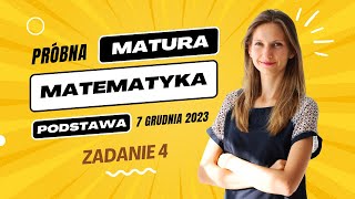 Zadanie 4 👨‍🎓 Wartość Bezwzględna Odległość Nierówność Próbna Matura Matematyka 7122023 Podstawa [upl. by Adrianna357]