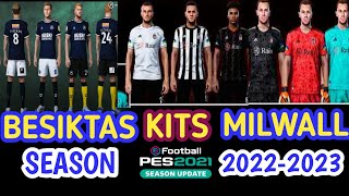 PES 2021 Benfica amp Millwall Official Kit 20222023 [upl. by Mushro813]