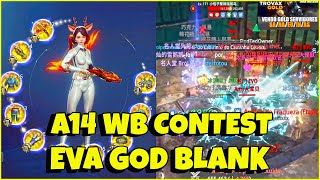 TOP1 GLOBAL 657K PS quotEVA GODquot BLANK POV AT A14 WB CONTEST  FF VS HOF  MIR4 [upl. by Stesha]