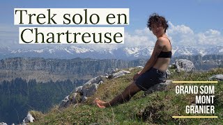 Trek solo en Chartreuse  Grand Som et Mont Granier  bivouac [upl. by Rodrigo730]