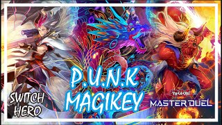 MAGIKEY PUNK COMBO RANKED GAMEPLAY YuGiOh Master Duel masterduel magikey punk [upl. by Larrabee301]