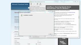 Step 2  Setting up the HyperV Admin Console using RSAT for Windows 7 [upl. by Anirazc]