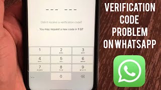 WhatsApp Verification Code Not Received iPhone [upl. by Ib]