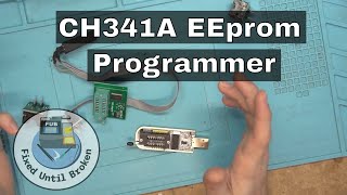 CH341A EEprom Programmer Review and Practical Use Instrument Cluster Repair [upl. by Evers]