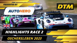 DTM Oschersleben Highlights presented by Autohero Christian Engelhart wins race 2 [upl. by Margy]