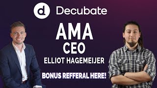 DECUBATE  AMA with CEO Elliot Hagemeijer [upl. by Ruthven]