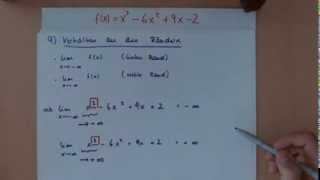 Kurvendiskussion Teil 9  Verhalten der Funktion an den Rändern [upl. by Llessur]
