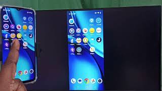 REALME Android TV  How to do Screen Mirroring using Google Home App [upl. by Dorca]