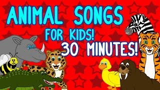 Kids Animal Songs – 30 Minute of Fun Kids Songs – Animal Sounds – Old MacDonald  Counting Spelling [upl. by Oiludbo]