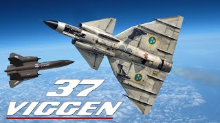 Saab Viggen Multirole Combat Aircraft  An Aircraft That Could Radarlock The SR71 Blackbird [upl. by Sueddaht]