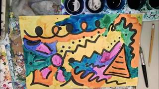 Painting Sounds Inspired by Kandinsky [upl. by Fortunio840]