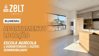 Apartamento semimobiliado na Escola Agrícola em Blumenau [upl. by Eirotal]