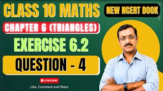 Class 10 Maths  Chapter 6  Exercise 62 Q4  Triangles  NCERT [upl. by Ahsemal]