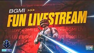 😉 BGMI FUN LIVE STREAM  🔥 KEVIN GAMING OP IS LIVE  👑 PUBG STREAM  bgmi livestream pubg [upl. by Mahsih]