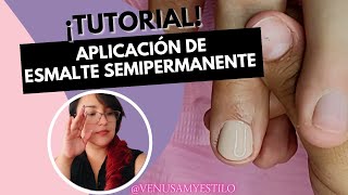 Esmaltado semipermanente trucos en la aplicación de los colores complicados 🎨 [upl. by Weylin]